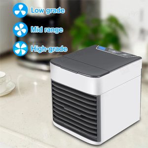کولر آبی رومیزی Arctic Air Ultra دارای 3 سرعت قابل تنظیم است.