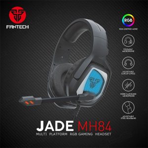 هدست گیمینگ سیمی فنتک مدل JADE MH84 با طراحی زیبا و نورپردازی می باشد.
