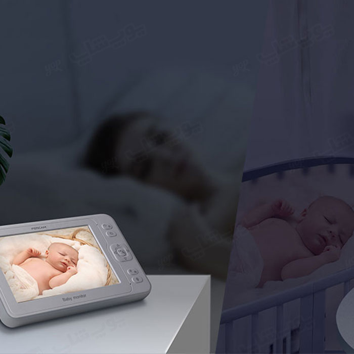 دوربین کنترل کودک فوسکم مدل BM1 دارای حالت شب می باشد.