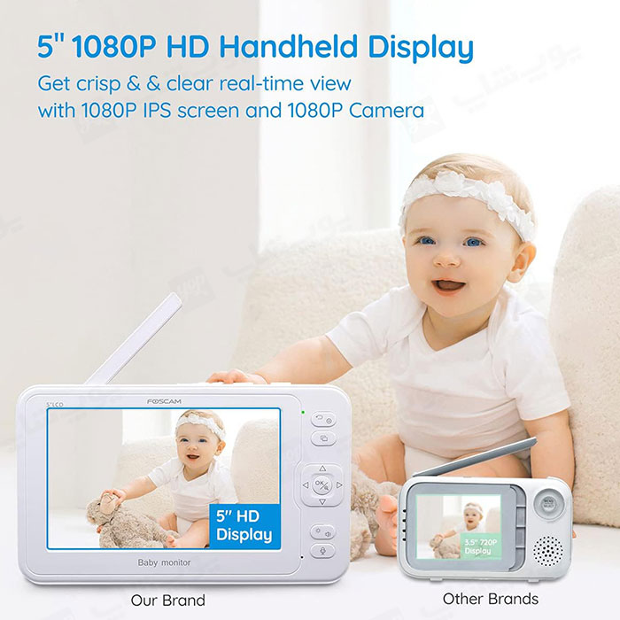 دوربین کنترل کودک فوسکم مدل BM1 با کیفیت HD می باشد.