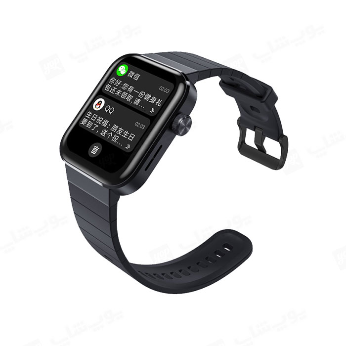 ساعت هوشمند میبرو مدل Mibro Watch T1 با بند سیلیکونی می باشد.