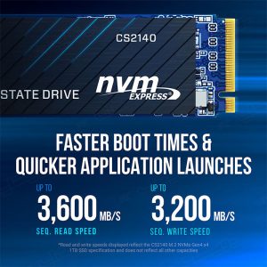 هارد M.2 SSD اینترنال 500 گیگابایت PNY مدل CS2140 برای سرعت بالای بوت می باشد.