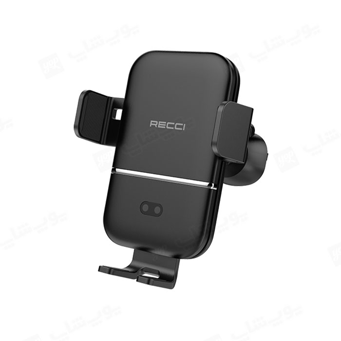 هولدر و شارژر بی سیم موبایل رسی مدل RHO-C09 در رنگ بندی مشکی می باشد.