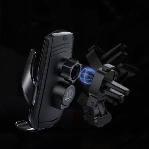 هولدر و شارژر بی سیم موبایل رسی مدل RHO-C27 دارای قابلیت چرخش 360 درجه می باشد.