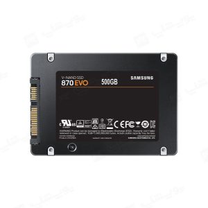 هارد SSD اینترنال 500 گیگابایت سامسونگ مدل 870 EVO دارای پورت 2.5 اینچی است.