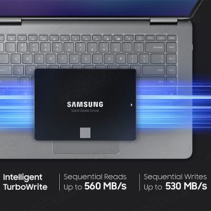 هارد SSD اینترنال 500 گیگابایت سامسونگ مدل 870 EVO دارای سرعت خواندن و نوشتن بالا می باشد.