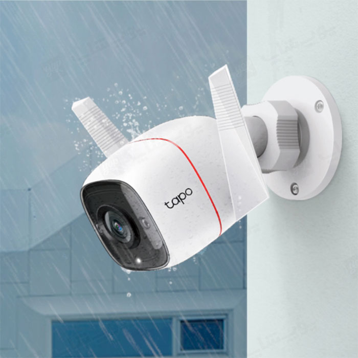 دوربین امنیتی تی پی لینک مدل C310 دارای استاندارد IP66 و مقاوم در برابر نفوذ آب می باشد.
