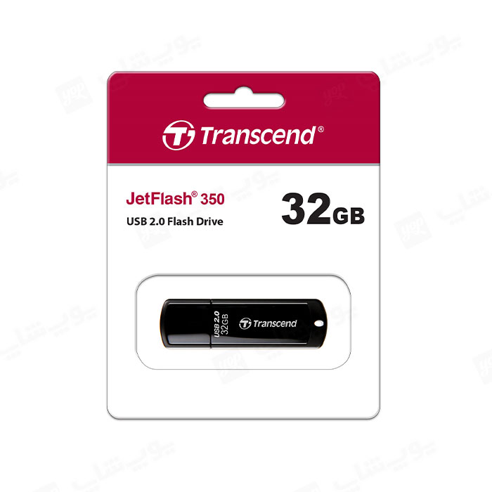 فلش مموری ترنسند مدل JetFlash 350 USB 2.0 با ظرفیت 32 گیگابایت در بسته بندی مناسب می باشد.