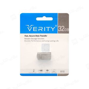 فلش مموری وریتی مدل V810 USB3.0 با ظرفیت 32 گیگابایت در بسته بندی مناسب قرار دارد.