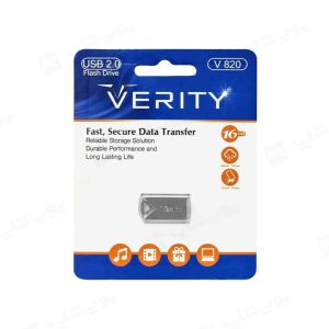 فلش مموری وریتی مدل V820 USB2.0 با ظرفیت 16 گیگابایت دارای امنیت بالا می باشد.
