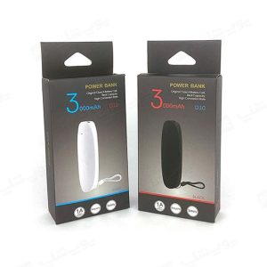 پاوربانک 3000mAh مخصوص لوازم جانبی موبایل مدل D10 در بسته بندی مناسب می باشد.