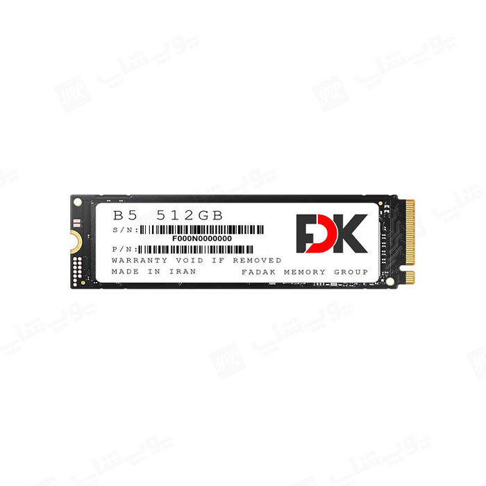 هارد M.2 SSD اینترنال 512 گیگابایت فدک مدل SSD FDK M.2