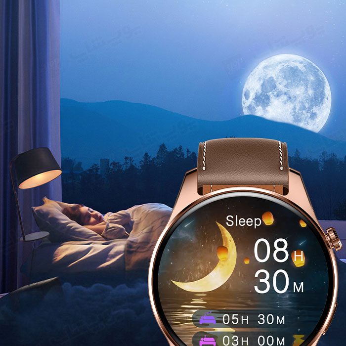 ساعت هوشمند مدل HK4 Hero Amoled نسخه ChatGPT با قابلیت مونیتورینگ وضعیت خواب است.