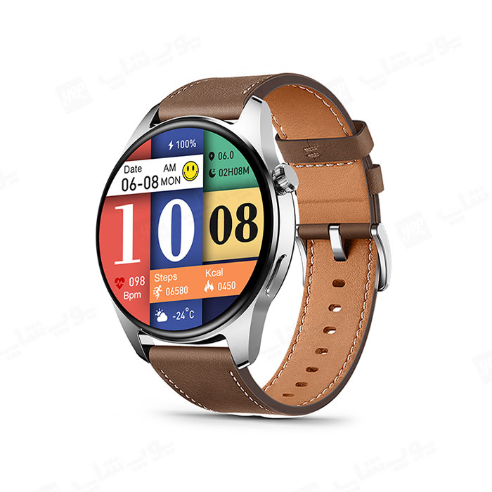 ساعت هوشمند مدل HK4 Hero Amoled نسخه ChatGPT در رنگ بندی سیلور می باشد.