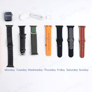 Haino Teko GP-7 Smart Watch دارای شارژر مگنتی می باشد.