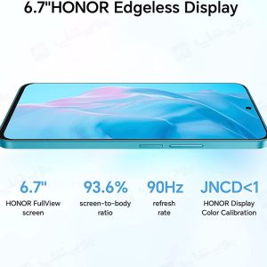 گوشی موبایل آنر مدل X8A ظرفیت 128 گیگابایت رم 8 گیگابایت دارای نمایشگر با کیفیت می باشد.