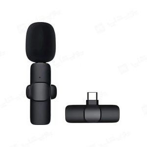 میکروفن یقه ای بی سیم تایپ C مدل K8