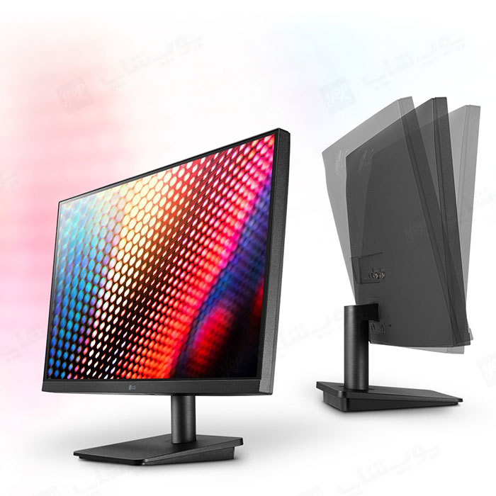 مانیتور ال جی مدل LG 24MP400 سایز 24 اینچ با قابلیت تنظیم زاویه عمودی می باشد.