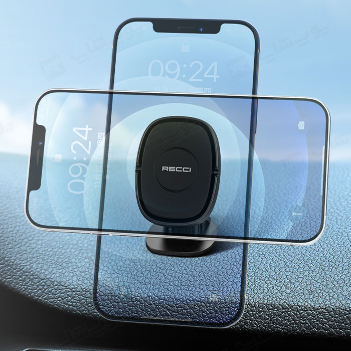 هولدر مگنتی گوشی موبایل رسی مدل RHO-C18 دارای قابلیت چرخش 360 درجه می باشد.