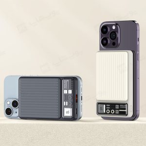 پاوربانک 10000mAh وایرلس شارژ مگنتی رسی مدل RPB-W18 دارای مگنت بسیار قوی می باشد.