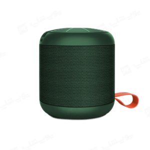 اسپیکر بلوتوثی قابل حمل رسی مدل RSK-W09 در بسته بندی سبز می باشد.