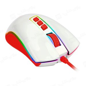 موس گیمینگ سیمی RGB ردراگون مدل M711C COBRA دارای کابل 1.8 متری می باشد.