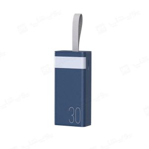 پاوربانک فست شارژ 30000mAh ریمکس مدل RPP-320 در رنگ بندی آبی می باشد.