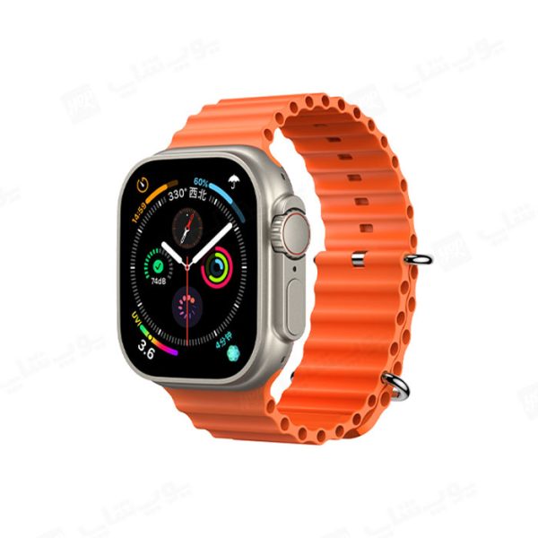 ساعت هوشمند ریمکس مدل Watch8 Ultra با بند نارنجی
