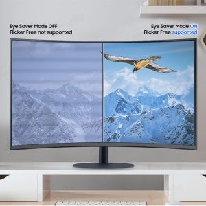 مانیتور خمیده سامسونگ مدل LS32C390EAMXUE سایز 32 اینچ دارای وضوح بالای تصویر است.