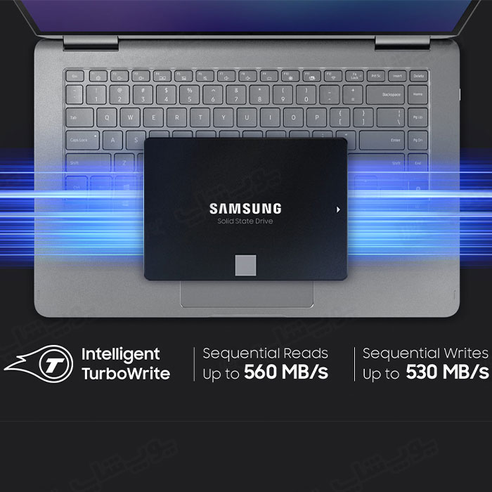 هارد SSD اینترنال 1 ترابایت سامسونگ مدل 870 EVO دارای سرعت خواندن و نوشتن بالا می باشد.