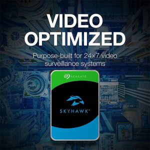 هارد اینترنال سیگیت مدل ST2000VX015 SkyHawk ظرفیت 2 ترابایت با سازگاری بالا با دوربین های امنیتی می باشد.