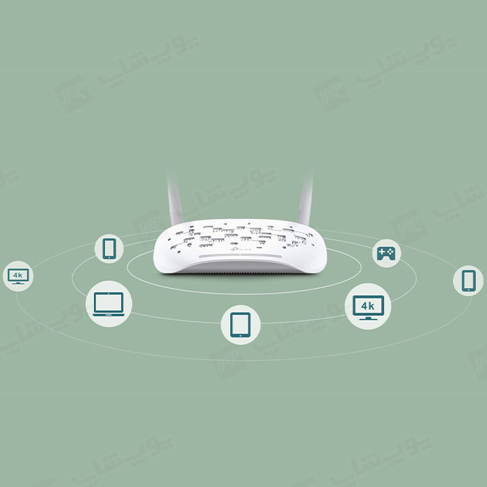 مودم ADSL بی سیم تی پی لینک TD-W8961N با سرعت بالا مناسب برای گیمینگ می باشد.