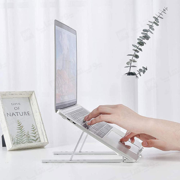 پایه نگهدارنده لپ تاپ و تبلت زولدا مدل Laptop Riser دارای طراحی ارگونومیک می باشد.