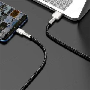 کابل شارژ USB به تایپ 66W C بیسوس مدل CAKF000101 دارای قابلیت انتقال داده می باشد.