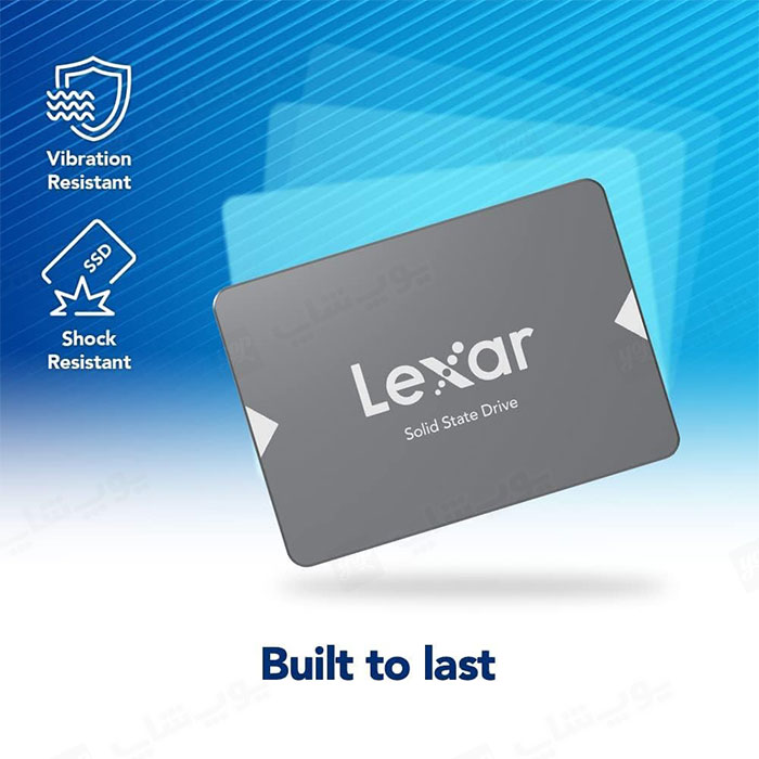 هارد SSD اینترنال 128 گیگابایت لکسار مدل LEXAR NS100 2.5 مقاوم در برابر شوک می باشد.
