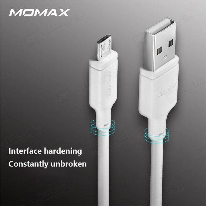 کابل شارژ USB به میکرو USB مومکس مدل DM16 با عمر مفید طولانی می باشد.