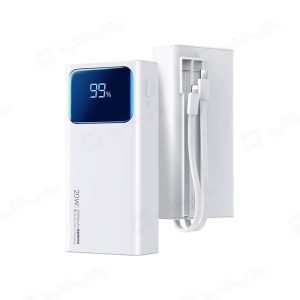 پاوربانک فست شارژ 30000mAh ریمکس مدل RPP-571 در رنگ بندی سفید می باشد.