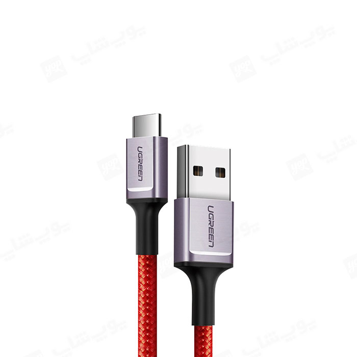 کابل شارژ USB به تایپ C یوگرین مدل US292 به طول 1 متر