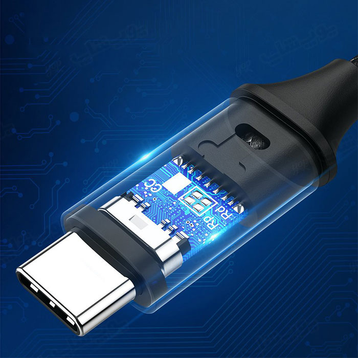 کابل شارژ تایپ C به تایپ C یوگرین مدل US261 به طول 2 متر دارای امنیت بالا می باشد.
