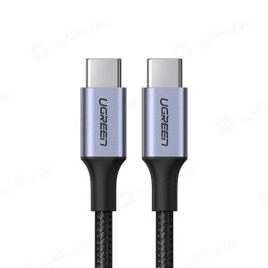 کابل شارژ 60W تایپ C به تایپ C یوگرین مدل US261 به طول 1 متر