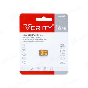 کارت حافظه میکرو SD وریتی مدل 633X ظرفیت 16 گیگابایت در بسته بندی مناسب و گارانتی است.