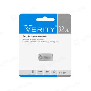 فلش مموری وریتی مدل V820 USB3.0 با ظرفیت 32 گیگابایت در بسته بندی مناسب می باشد.