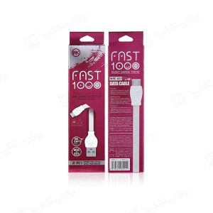 کابل شارژ USB به لایتینگ 2 متری ویکام مدل WDC-023 در بسته بندی مناسب می باشد.