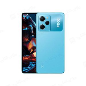 گوشی موبایل شیائومی مدل Poco X5 Pro 5G ظرفیت 256 گیگابایت رم 8 گیگابایت در رنگ بندی آبی است.