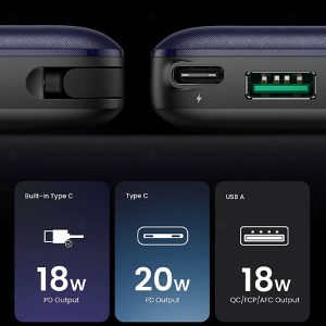 پاوربانک وایرلس شارژ 10000mAh یوگرین مدل PB111 از دستگاه شما محافظت می‌کند