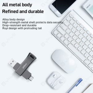 فلش مموری OTG داهوا مدل P629 USB3.2 Gen1 ظرفیت 128 گیگابایت دارای طراحی بسیار زیبا می باشد.