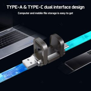 فلش مموری OTG داهوا مدل S809 USB3.2 Gen2 ظرفیت 256 گیگابایت با سرعت انتقال بالا می باشد.