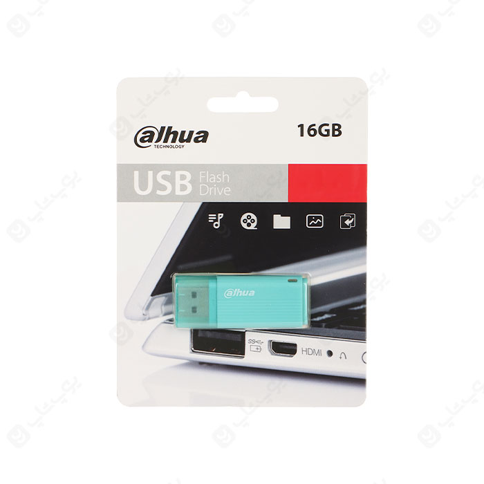 فلش مموری داهوا مدل U126 USB 2.0 ظرفیت 16 گیگابایت در بسته بندی و گارانتی معتبر است.