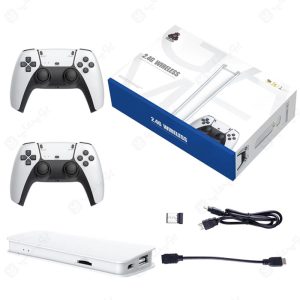 کنسول بازی مینی طرح PS5 مدل M15 به همراه 2 دسته بی سیم تصاویر را با کیفیت 4K پخش می‌کند