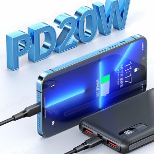 پاوربانک 10000mAh مک دودو مدل MC-604 با پروتکل PD می باشد.